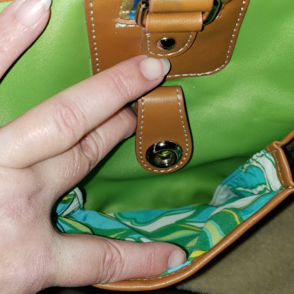 90's Vintage Bandolino tote - Picture 4 of 8